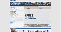 Desktop Screenshot of continental-lift.com